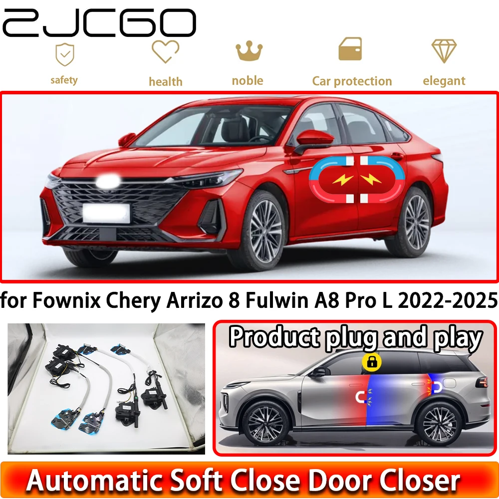 

for Fownix Chery Arrizo 8 Fulwin A8 Pro L 2022-2025 OEM Soft Close Door Kit Power Closing Latch System Auto Pull Door Easy Close