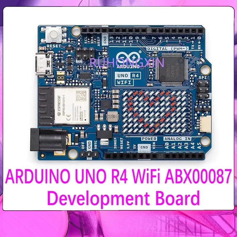 Arduino UNO R4 WiFi ABX00087 RenesasRA4M1 LED matrix speed increased from 32kB to 256kB with 48MHz flash Development Board