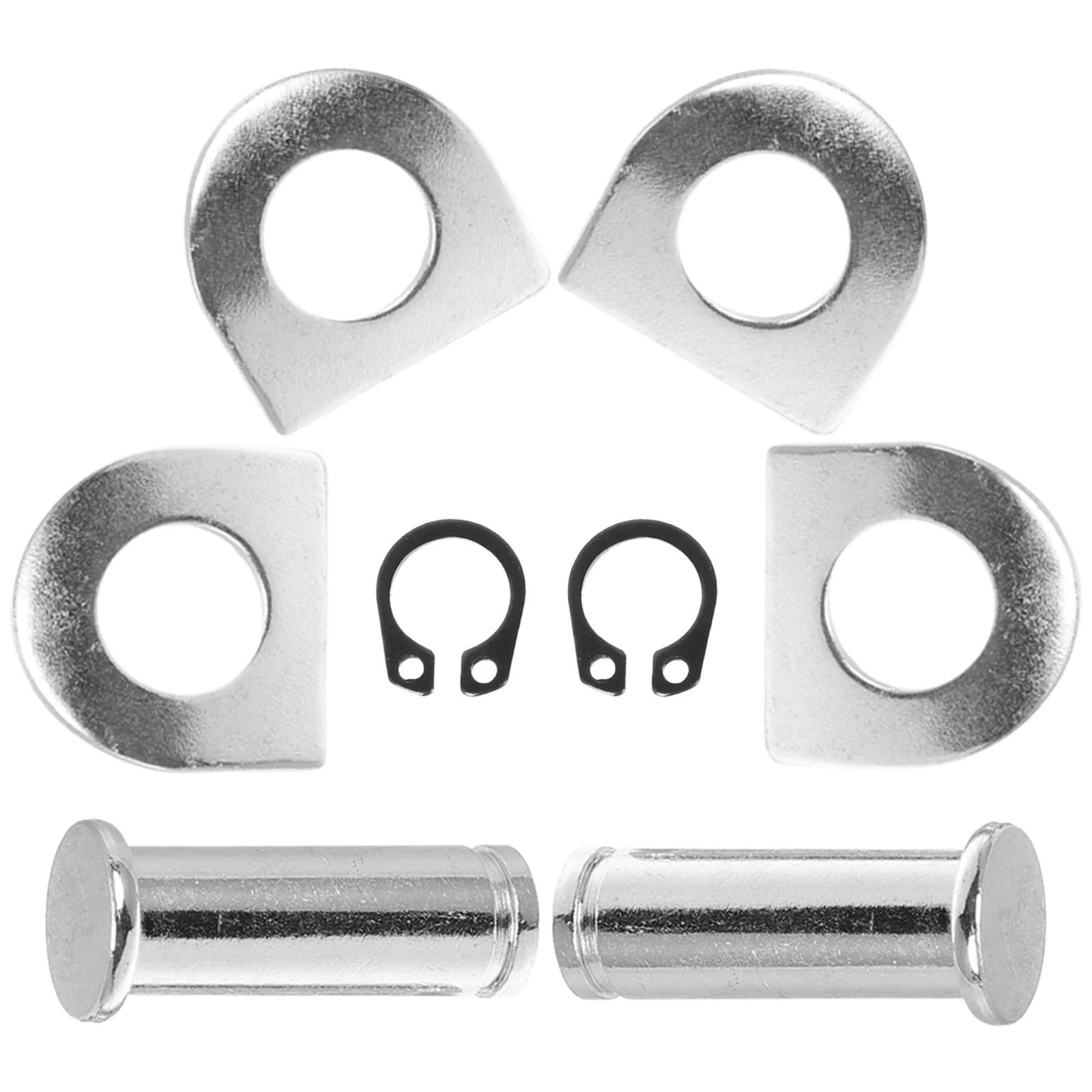 

Motorcycle Footpeg Mounting Pins Kit Silver Durable Metal Passenger Foot Pegs Mount Bolt Pins Washers Compatible