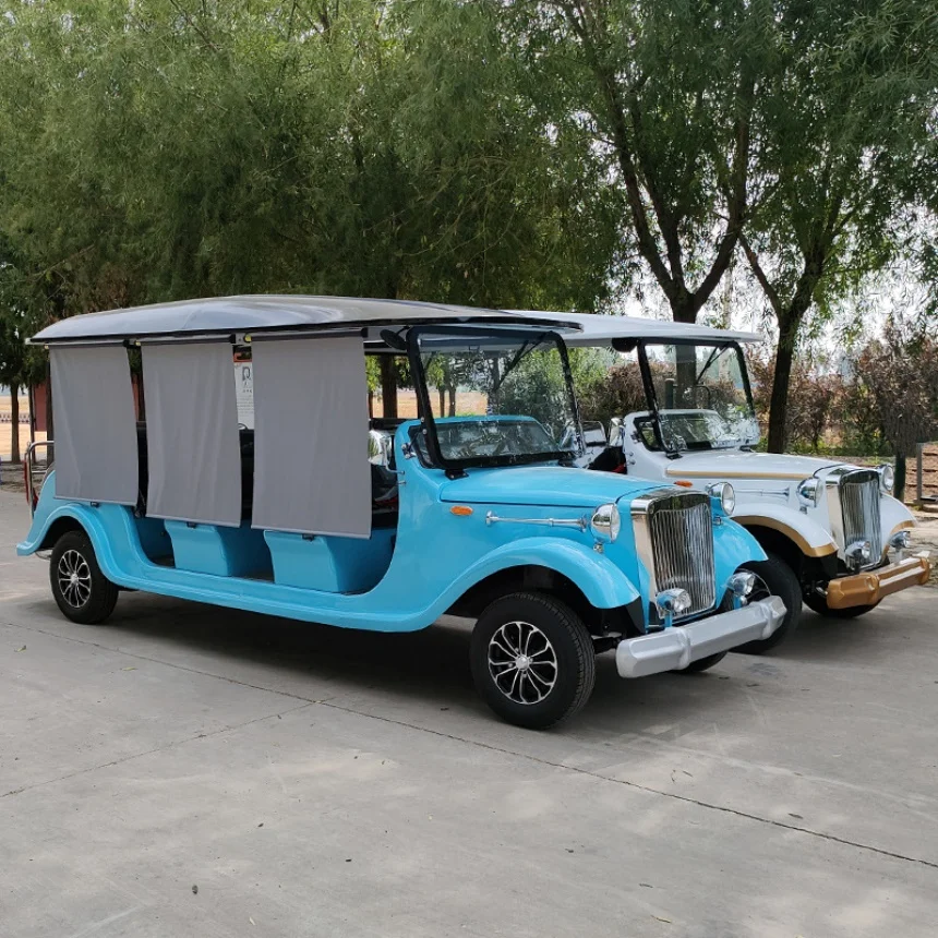 

Wholesale Customized Sightseeing Vintage Classic Car Amusement Park Facilities Retro Classic Car Suitable For Resort Hot