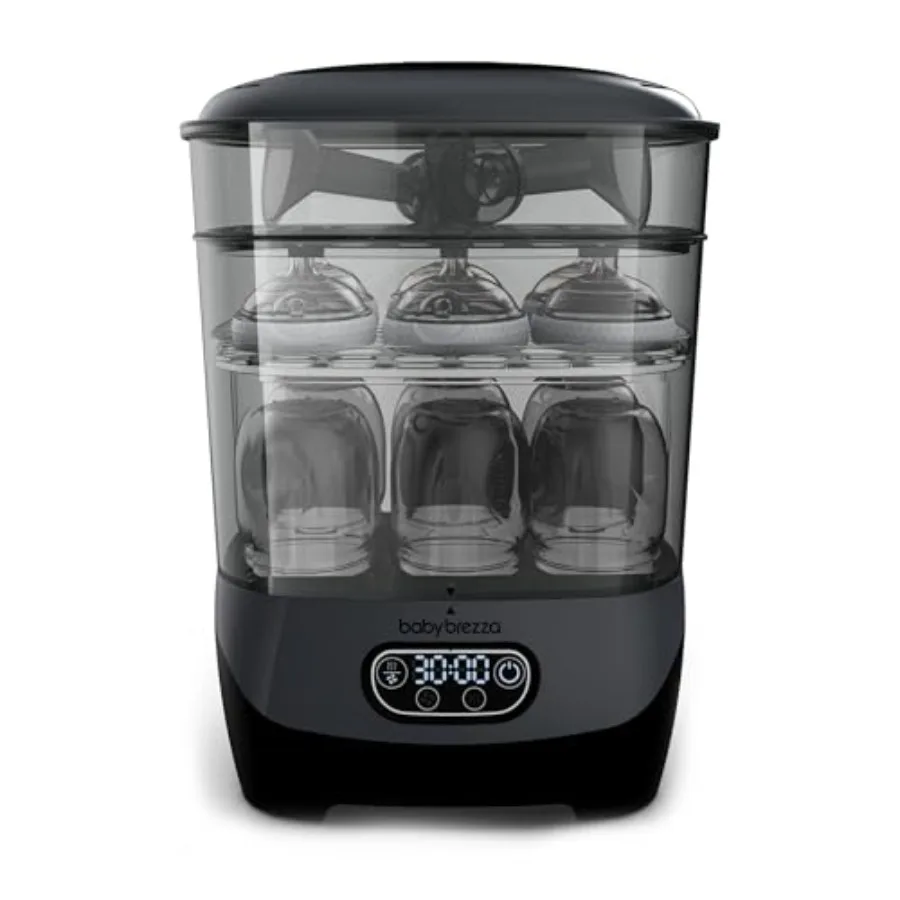 

Baby Brezza Bottle Sterilizer and Dryer Advanced 33 Faster Largest Capacity Steam Sanitizer Universal Sterilization Machine for