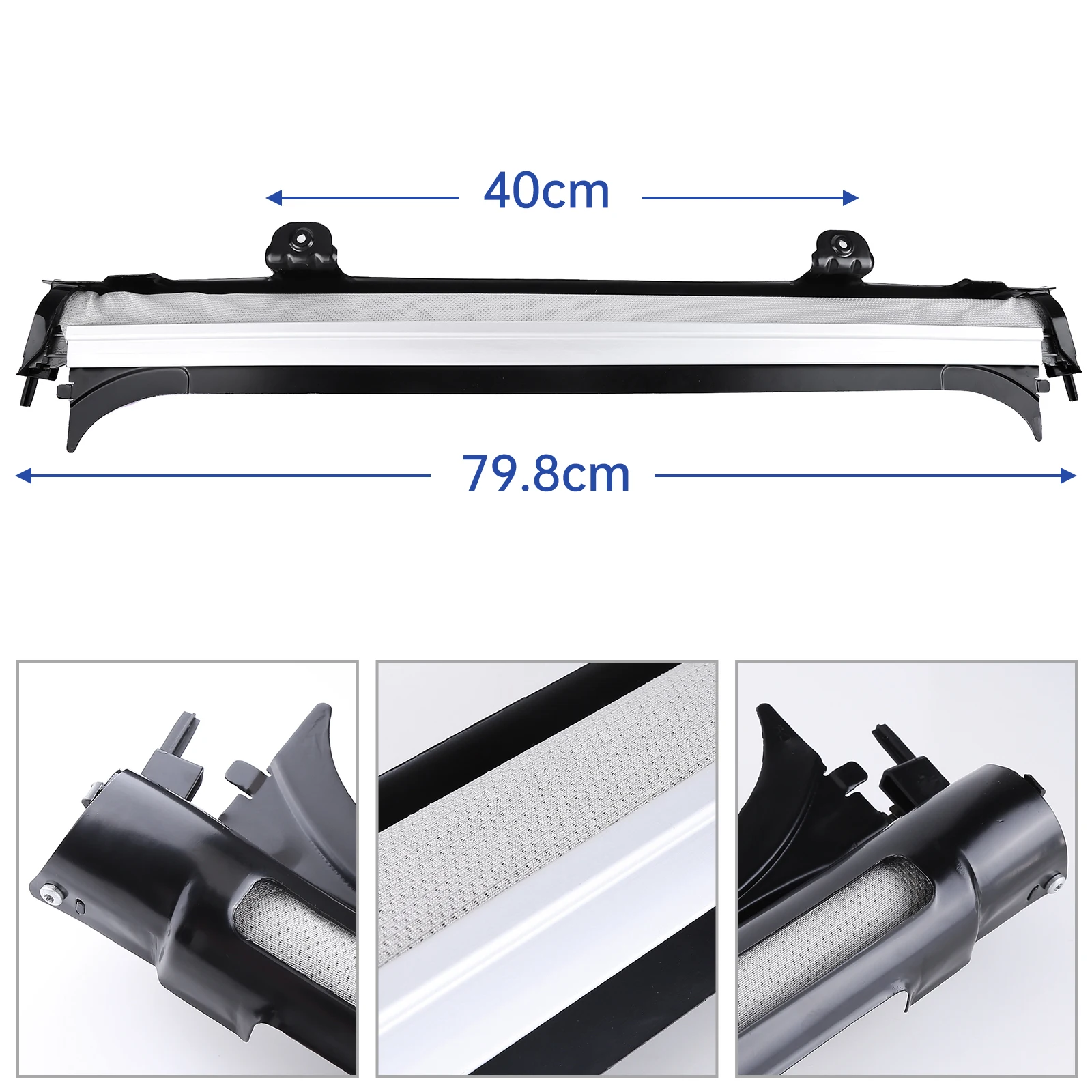 

Gray Sunroof Sunshade Cover Curtain 31.89in X 6.69in X 3.15in 1K9877307A for VW Tiguan 2010-2016 Q5 2010-2017