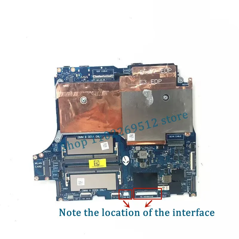 CN-0F8CRX 0F8CRX F8CRX LA-K453P For DELL M15 R5 Laptop Motherboard With Ryzen 7 5800H CPU GN20-E3-A1 RTX3060 100% Tested Good