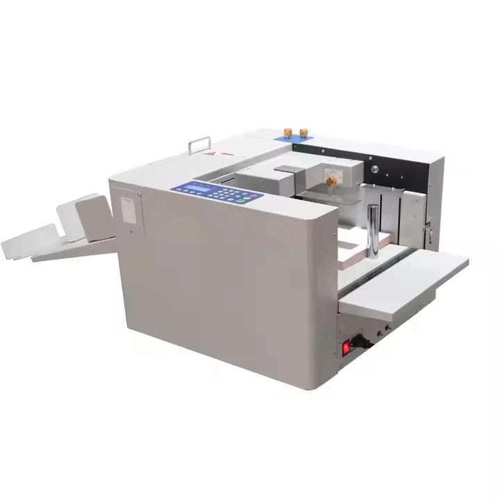 

Desktop Automatic Creasing and Perforating Machine with Auto-feeding Feature, Precision Paper Products, 371Y