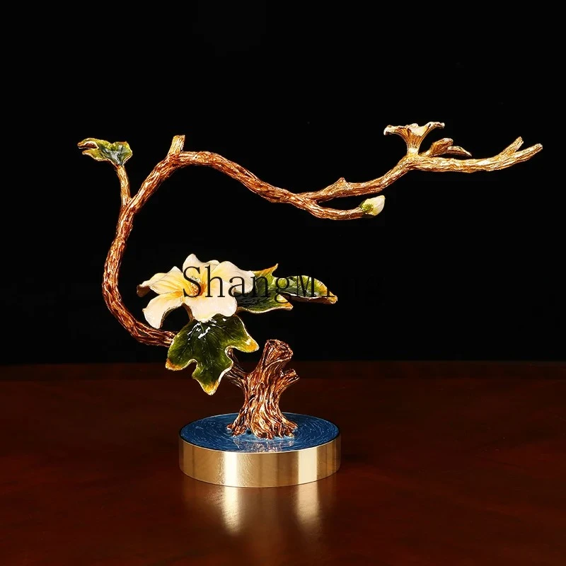 SM premium exquisite light luxury enamel color ornaments, living room desktop ornaments, household porch cabinet ornaments
