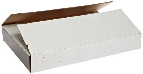 

15x11.125x2 Inch Corrugated Boxes 50 Pack, Small Shipping Boxes for Moving Mailing Packing