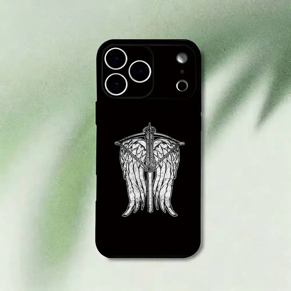 D-Daryl Dixon Wings Zombie Phone Case Silicone Soft For IPhone 17 16 15 14 13 12 11 X XR Plus Pro Max Plus - view 4