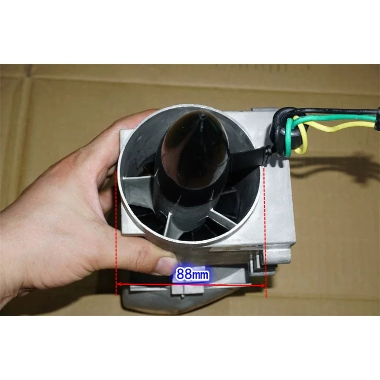 36V 40V 900W culvert violent brushless motor hair dryer aluminum shell high-speed culvert brushless fan violent dust blowing