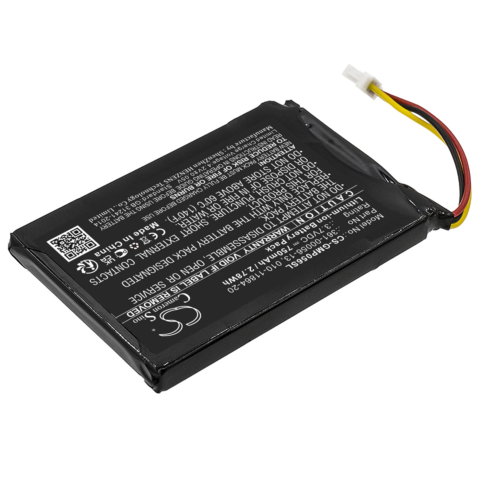

Replacement Battery for Garmin:010-11864-20,361-00056-13,Sport PRO Handheld Transmitter,Dog Collar-750mAh