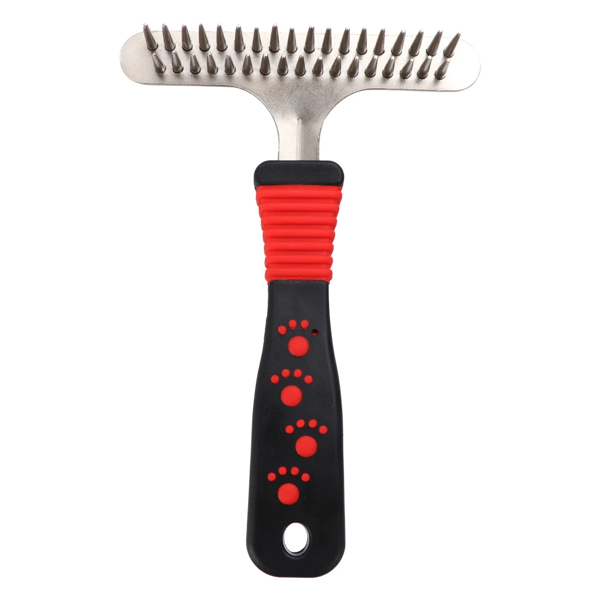 

Dog Brush Pet Grooming Tool Rake Comb Hair Cleaning Large Cats Removes Tangles Knots Dander Trapped Dirt Comfortable Massager
