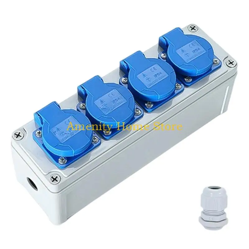 

F26C Наружная распределительная коробка для розеток пластиковая водонепроницаемая распределительная коробка 220 В 10 А