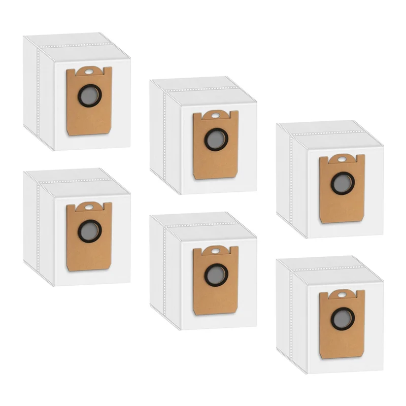 【HOT-PRICE!】Replacement Vacuum Dust Bags For Airrobo T20/Proscenic M7 Pro/M8 Pro/Uoni V980/VIOMI S9 Models Attachment 6PCS