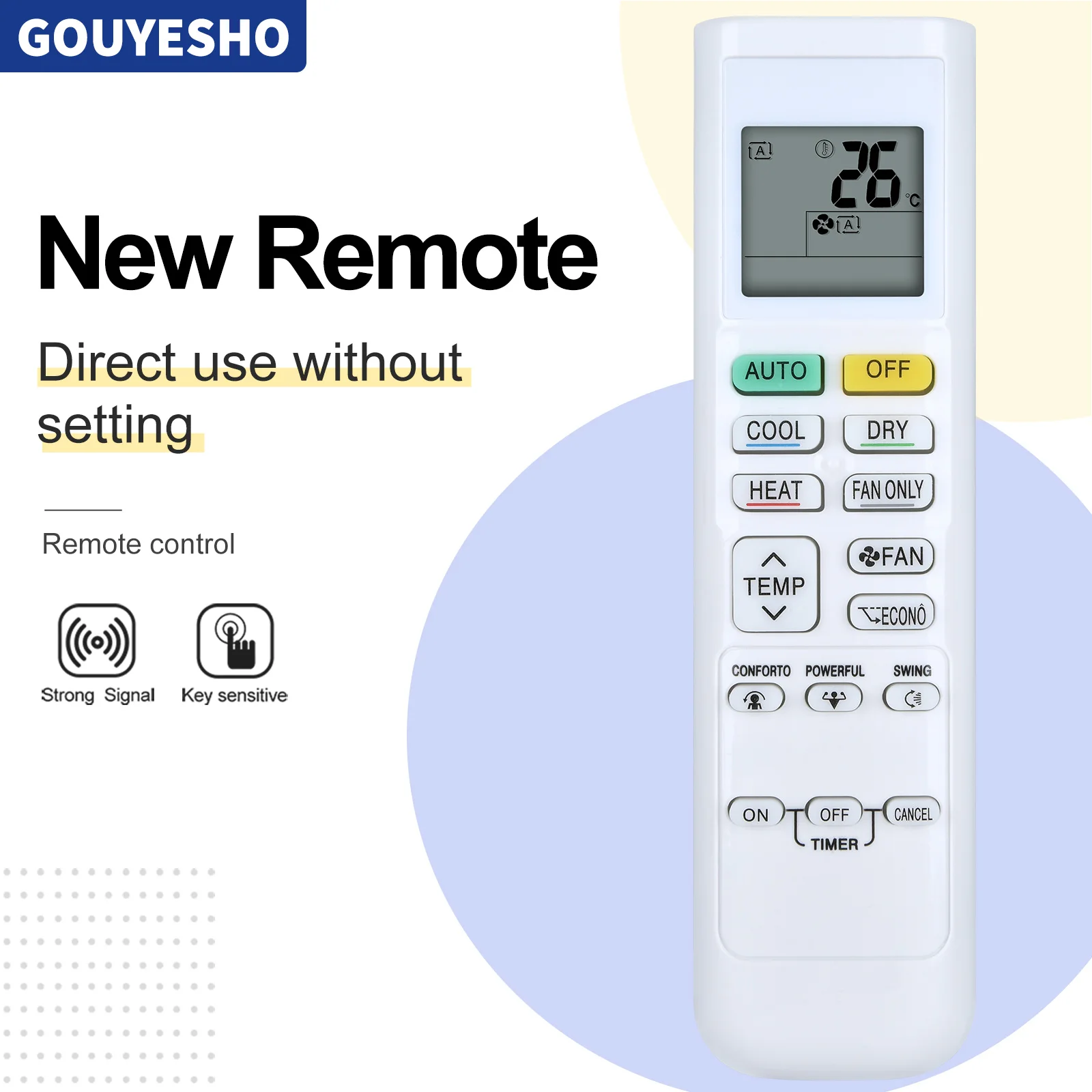 New for Daikin FTK09NMVJU FTX09NMVJU FTK12NMVJU FTX12NMVJU FTK18NMVJU FTX18NMVJU Air Conditioner Remote Control