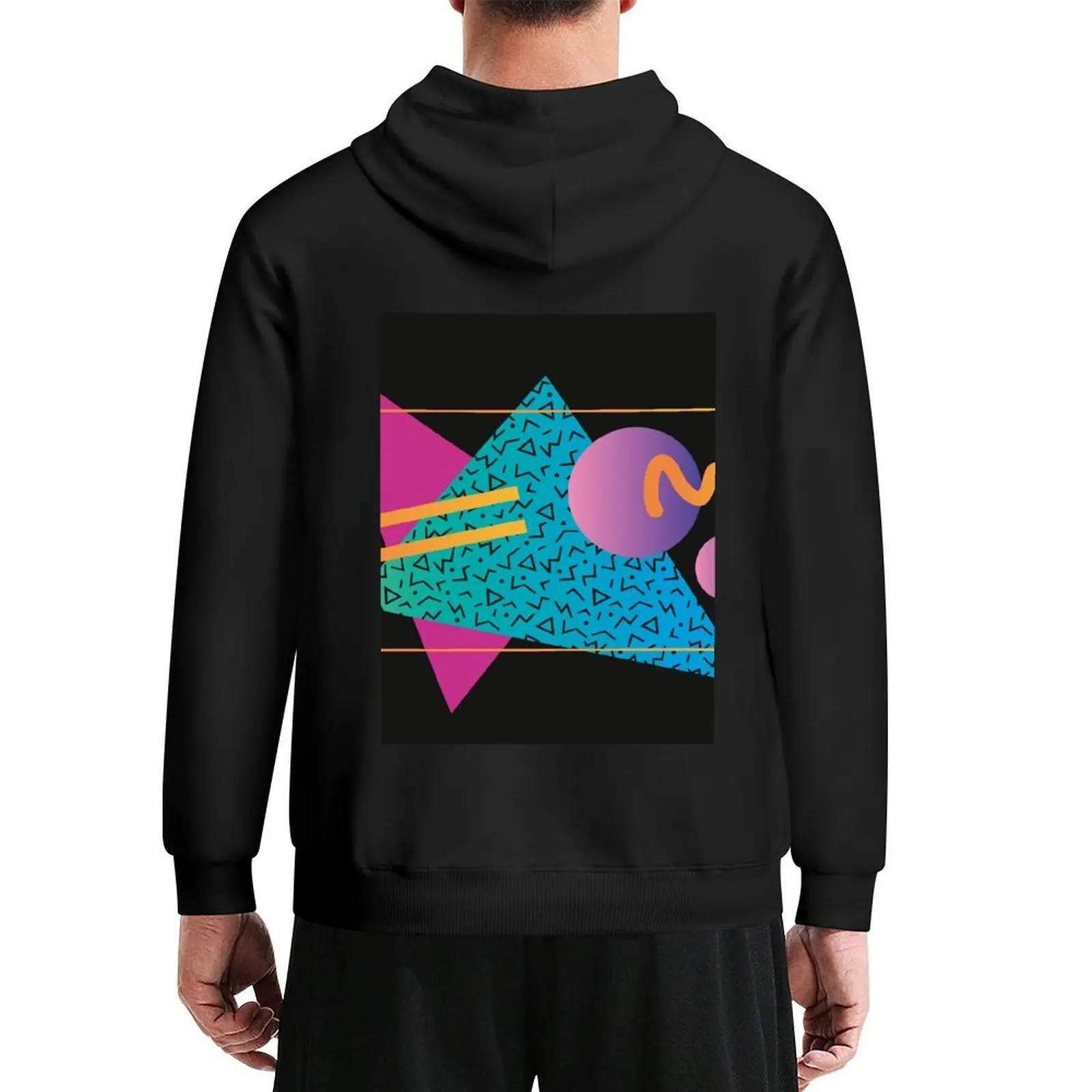 

Memphis Pattern 21 - Retro 90s / 80s Hoodie japanese style autumn jacket men fashion men graphic hoodie