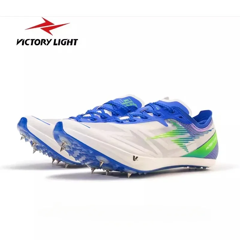 Victory Light Platform Carbon Plate Sprint 6 Spikes Shoes Track Field Mid Long Distance Running Long Jump Competition Sneakers