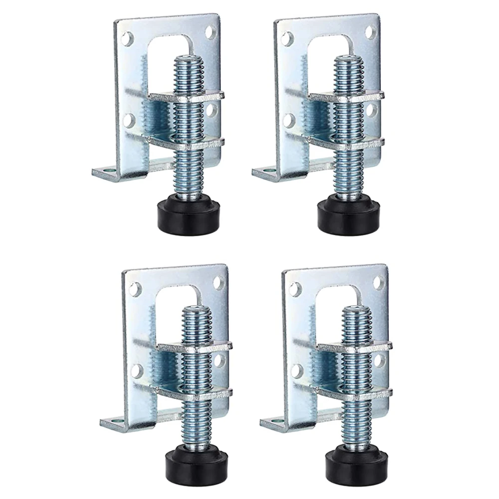 

Heavy Duty Adjustable Furni-ture Leveling Feet 4pc - Perfect For Kitchen Home Bedroom Couch Desk Repair And Treatment