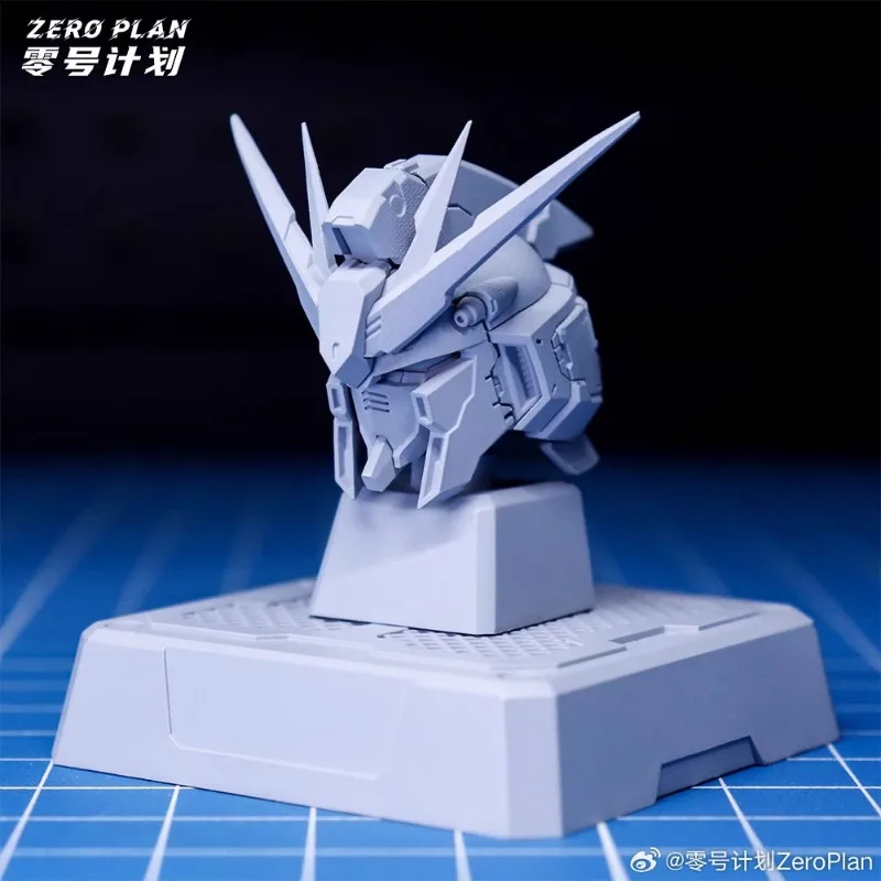 Anime Cabeça Escultura para Modificação, Figuras de Montagem Presente, Pré Spray Substituir, Modelo MG 1/100, Adequado para V Hi-V SkyDefender, Plano Zero