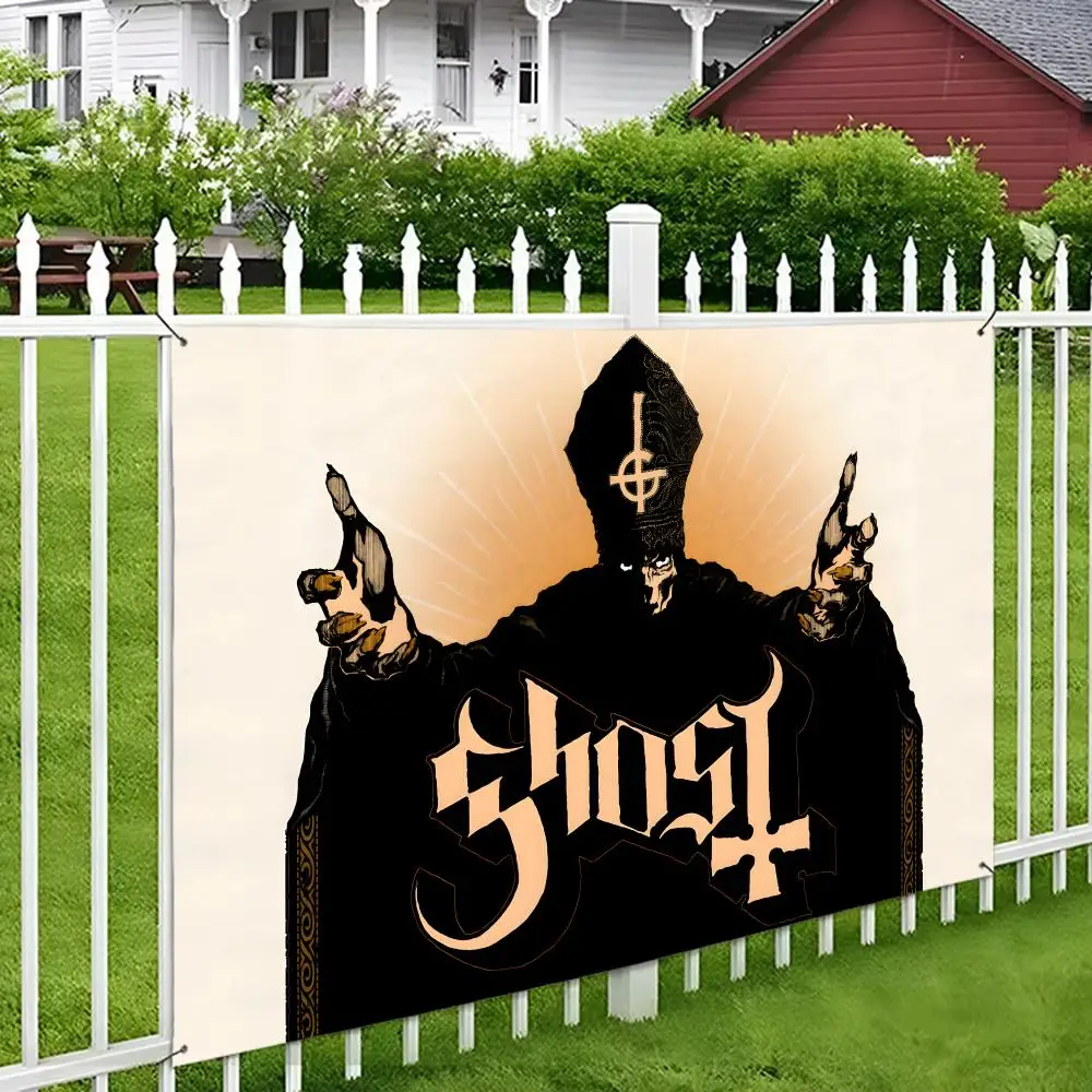 Artist Ghost Heavy Metal Band Art Flags Wall Hanging Tapestry Outdoor Decorative flag Background Blanket
