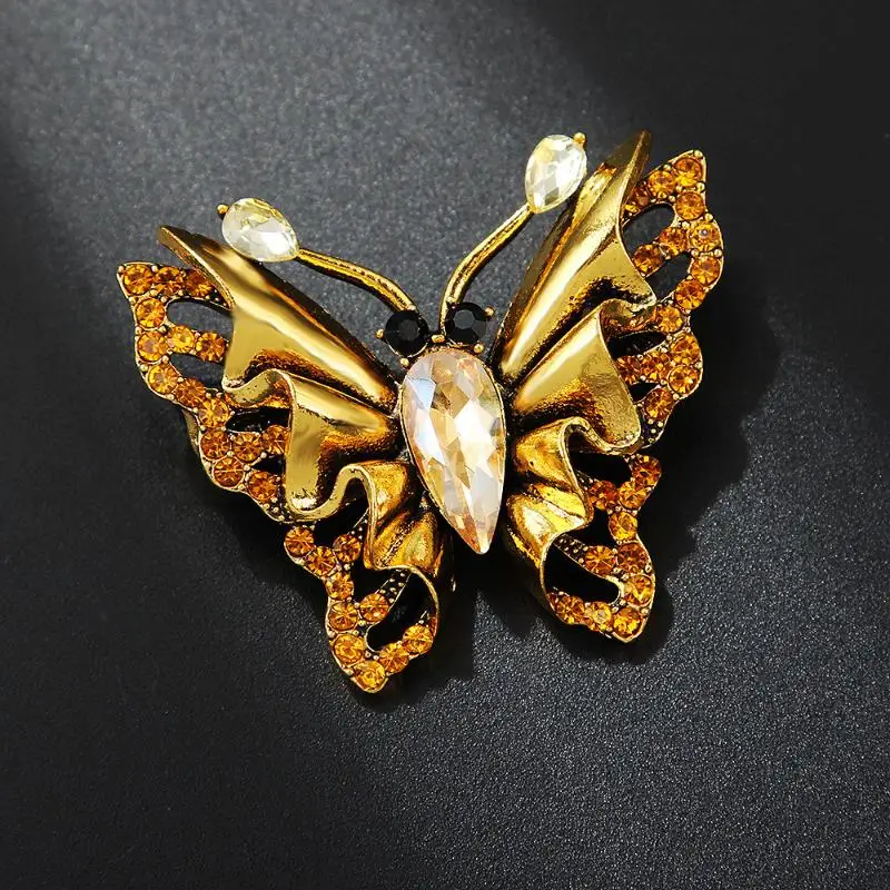 Vintage Butterfly Brooches Pin For Women Daily Wear Clothing Coat Parties Jewelry Accessries Gifts