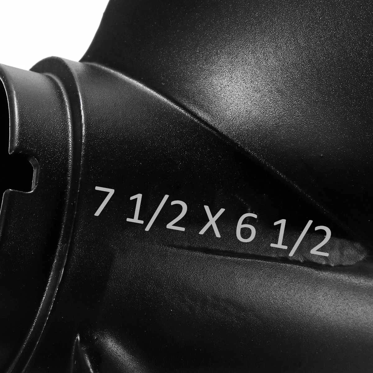 Black For Suzuki Outboard Engine 4-6HP 58110-91JM0-019 7 1/2 x 6 1/2 Boat Propeller Marine Propeller 3 Blade Aluminum Alloy