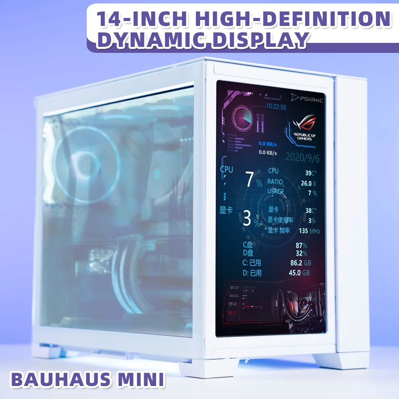 

Передний ЖК-дисплей для Lian Li O11D EVO RGB Mini – экран для динамического мониторинга (DIY)