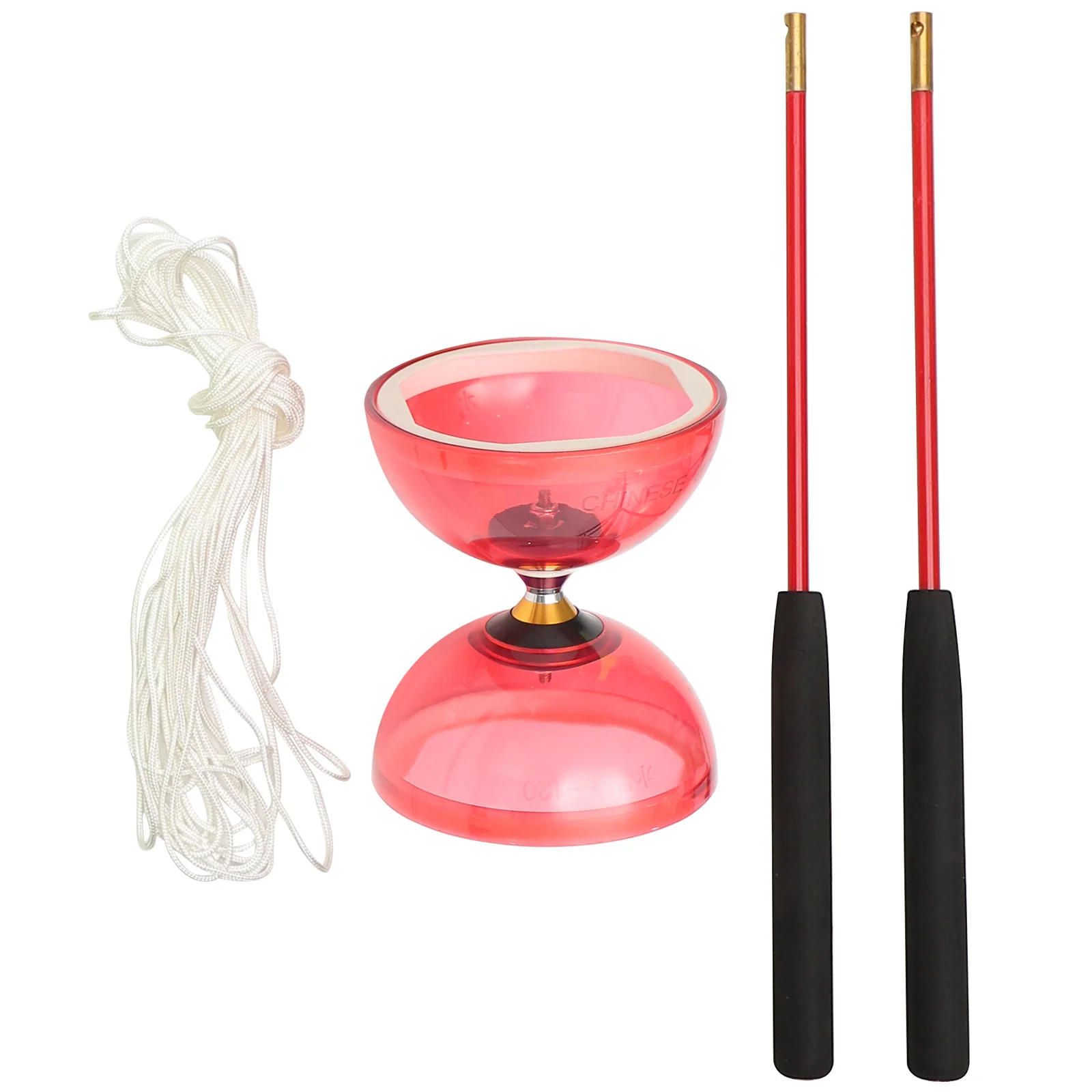 

Outdoor Playset Crystal Bearing Diabolo Chinese Yo Beginner Toy Yoyo Toys Red Yo-yo for Child