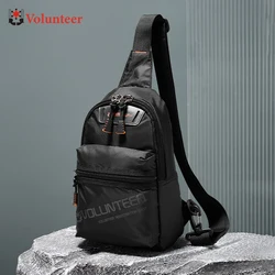 VOLUNTEER Cross-body for Men 2025 New Fashion Travel Oxford Large Capacity High Quality Waterproof Casual Bags 1802-12