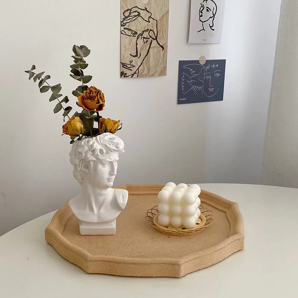 Фигурка греческой мифологии, голова Давида, портреты, бюст, мини-гипсовая статуя, практика рисования, поделки, гипсовая скульптура, скандинавский декор