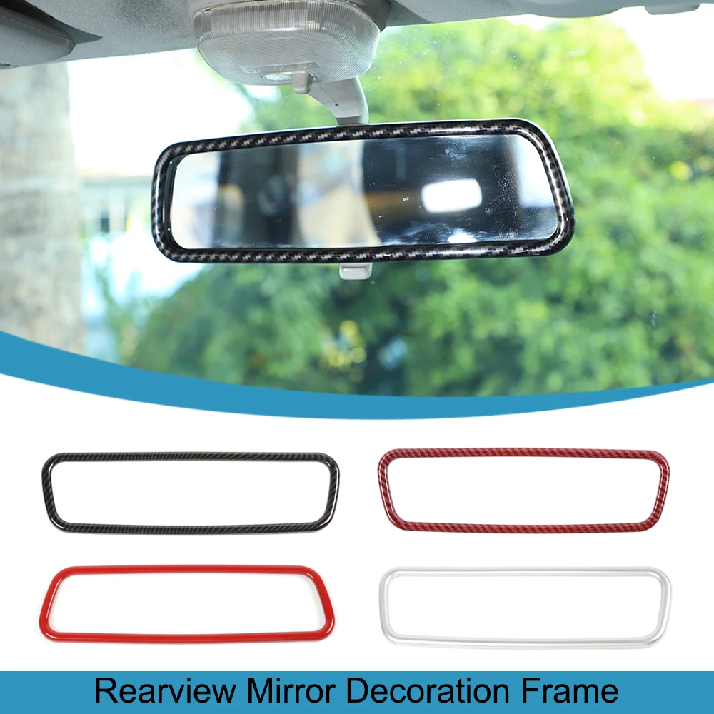 

Rearview Mirror Decoration Cover Trim Stickers for Suzuki Jimny JB64 JB74 2019 2020 2021 2022 2023 2024 Car Interior Accessories