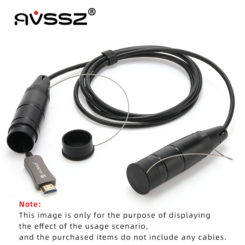 CPRI Outdoor Armored HDMI Optical Cable Protective Cover Shell 2 / 4Core PDLC/ST/FC/SC Optic Fiber Cable Waterproof Metal Sleeve