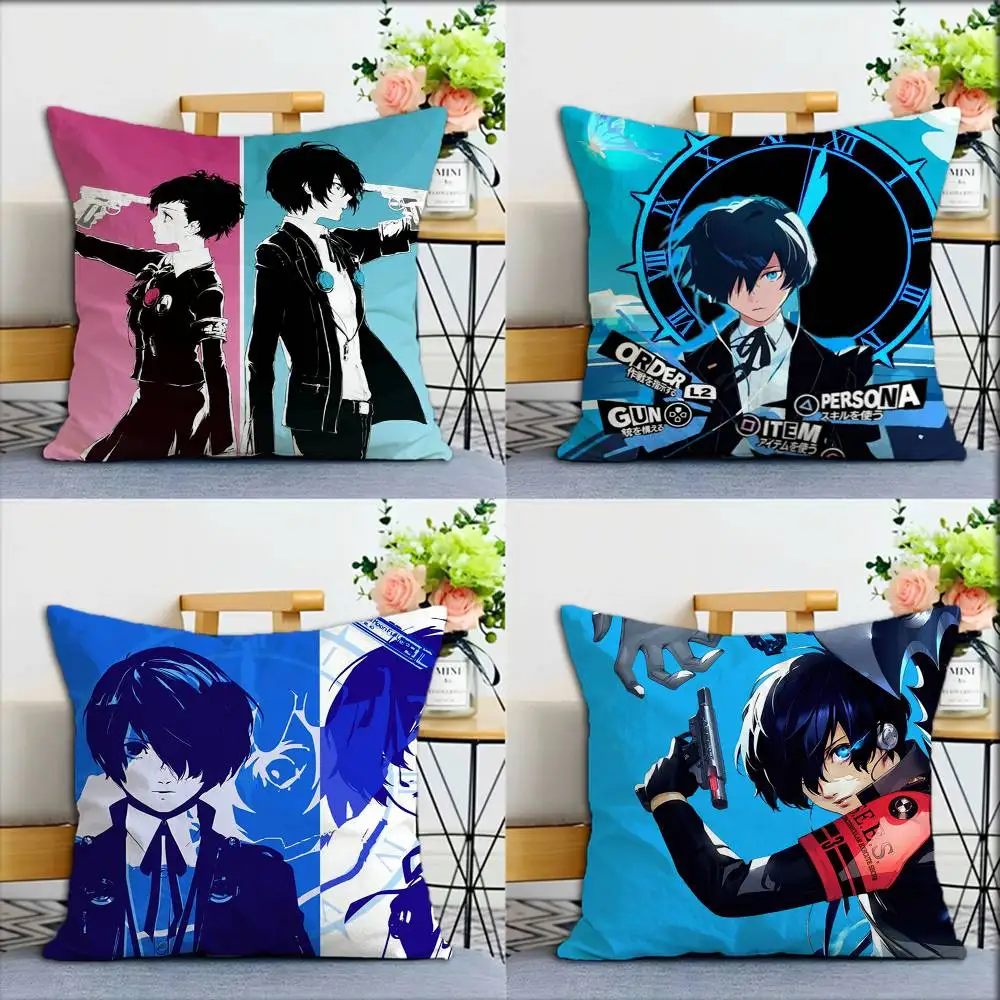 

Game P-Persona 3 World Various Sizes Square Pillow Case For Car Home Bedchamber Decor