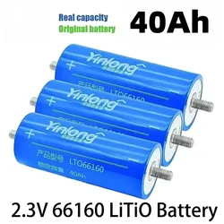 2.3V 66160 40Ah 100% Original Actual Capacity Silver Dragon Car Audio Solar System Lithium Titanate LTO Battery