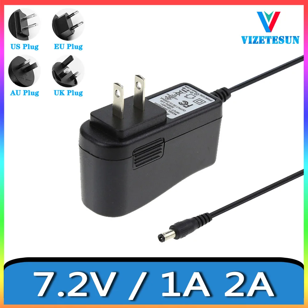 7.2V 1A 2A Li-ion Battery Charger 7.2V 1000MA 2000MA DC Regulator Charger