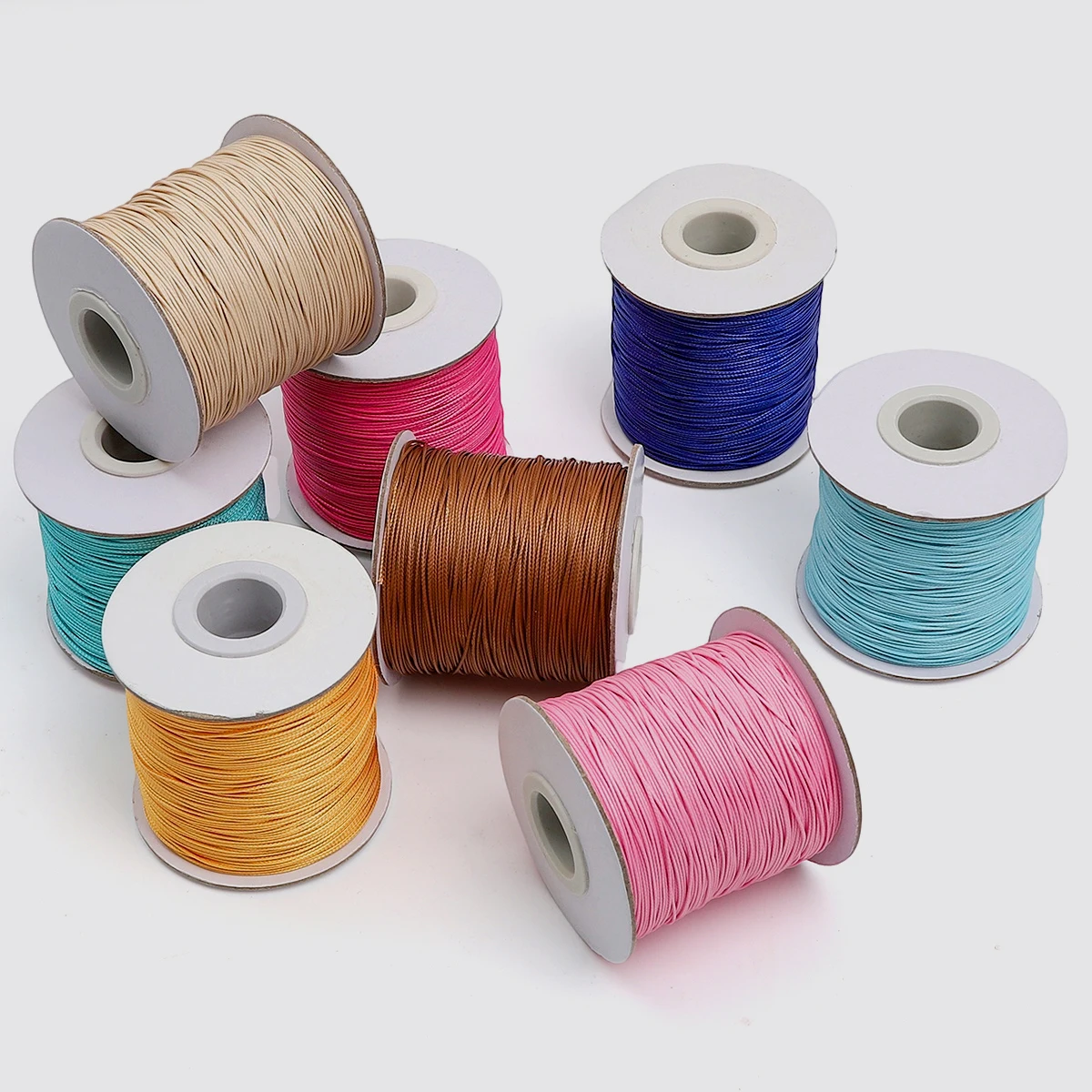 0.5mm Waxed Cotton Cord 10m Waxed Thread for DIY Bracelet Necklace Jewelry Making Braided String Craft Cord