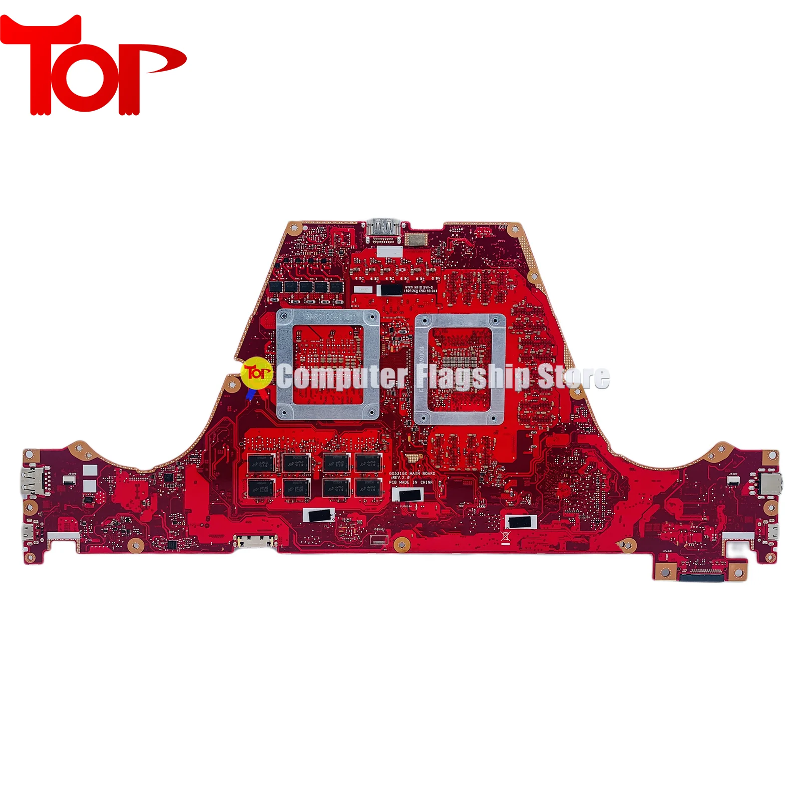 Imagem -05 - Kefu-placa-mãe Portátil para Asus Gx531gs Gx531gw Gx531gm Gx531gxr I7-9750h I78750h Gtx1060 1070 Rtx2060 2070 Gx531gx