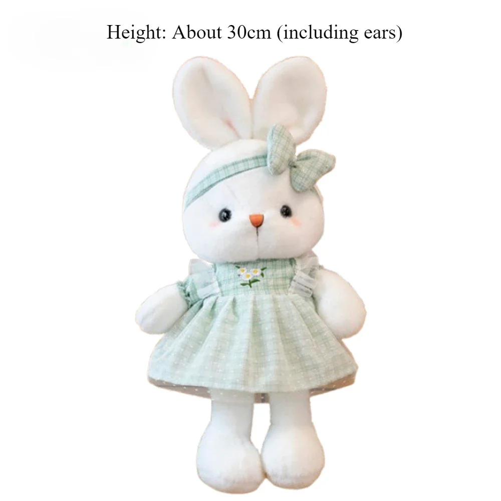 لطيف زهرة تنورة الأرنب ألعاب من القطيفة لطيف وناعم استرضاء الأرنب دمية أرنب عيد الفصح هدايا الحفلات هدايا الأطفال