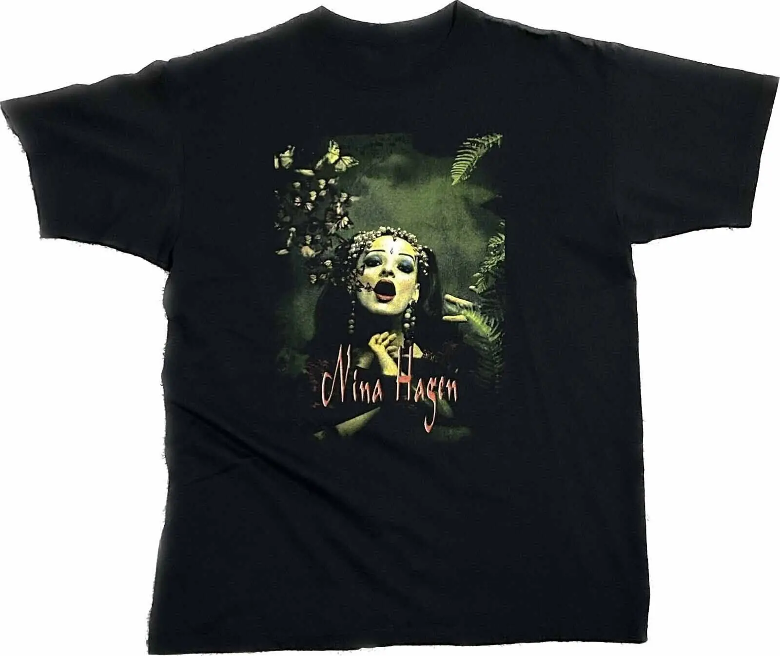 00s stil nina hagen deutsch t-shirt schwarz unisex S-5XL ke217