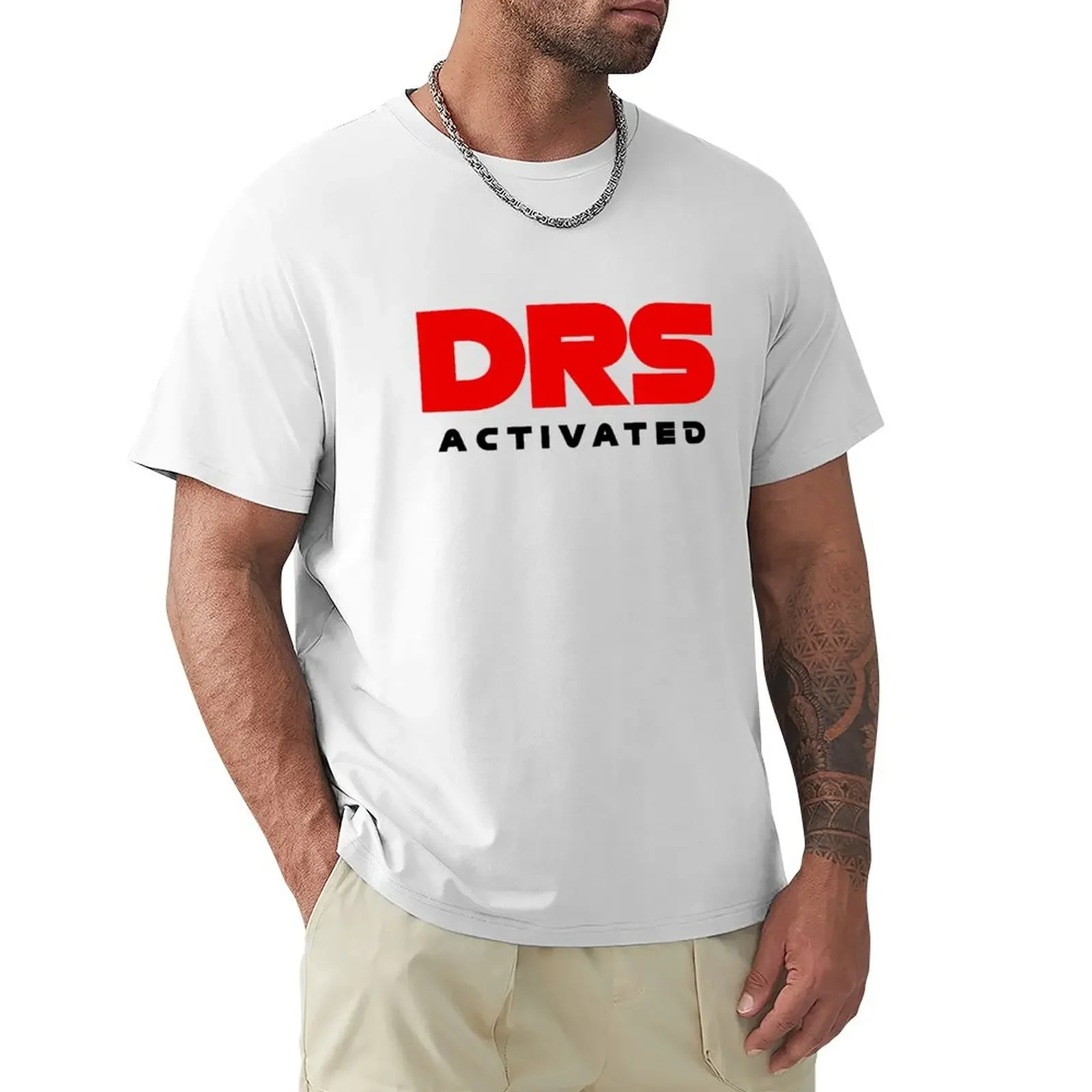 DRS Activated F1 Design T-shirt shirts graphic tees plain fruit of the loom mens t shirts