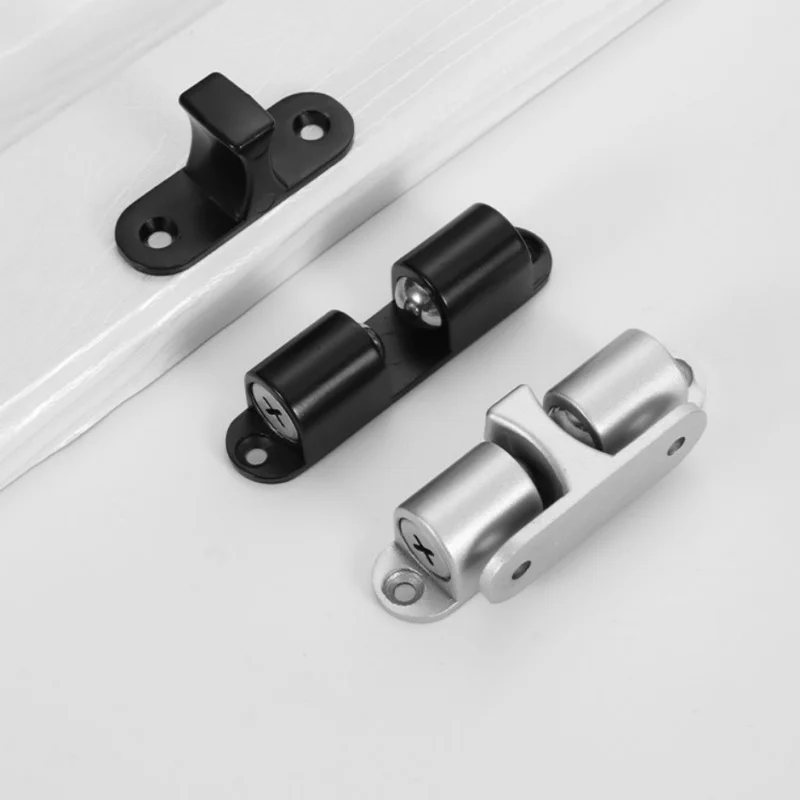 

Регулируемый доводчик для дверей шкафов без сверления, пружинный фиксатор от открывания, противоударный замок-фиксатор для дверей шкафов