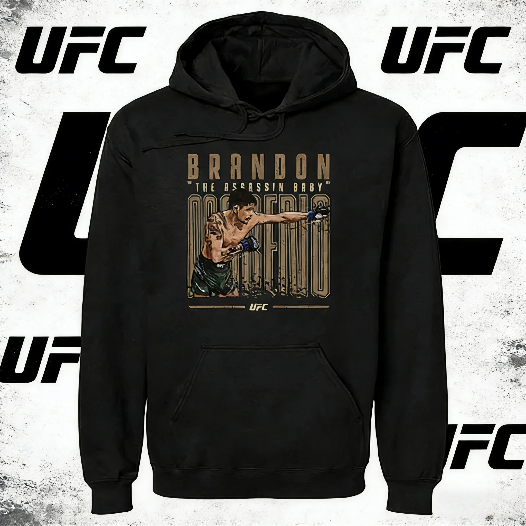 

Толстовка UFC Brandon Moreno на тему 2025-26, осень/зима, свободная повседневная модная толстовка из чистого хлопка, подходит для мужчин и женщин