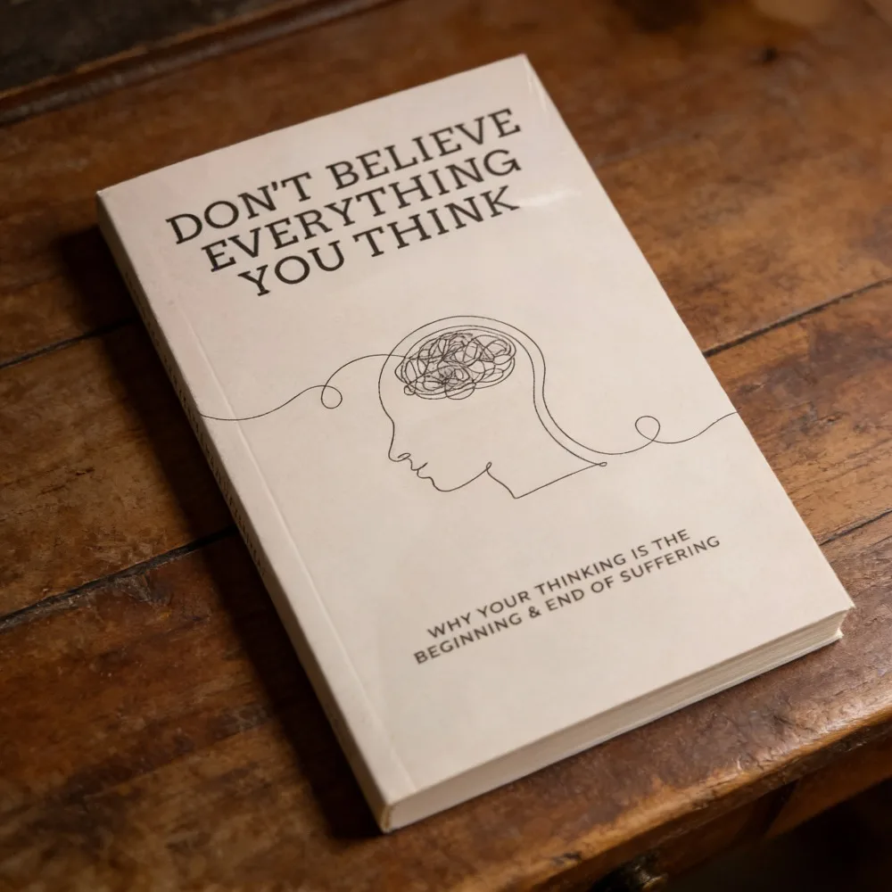 Ne Croyez Pas Tout Ce Que Vous Pensez – Guide de Croissance Personnelle et de Santé Mentale en Anglais (Broché) – Arrêtez de Surpenser – Livre d'Aide à l'Autonomisation Mentale