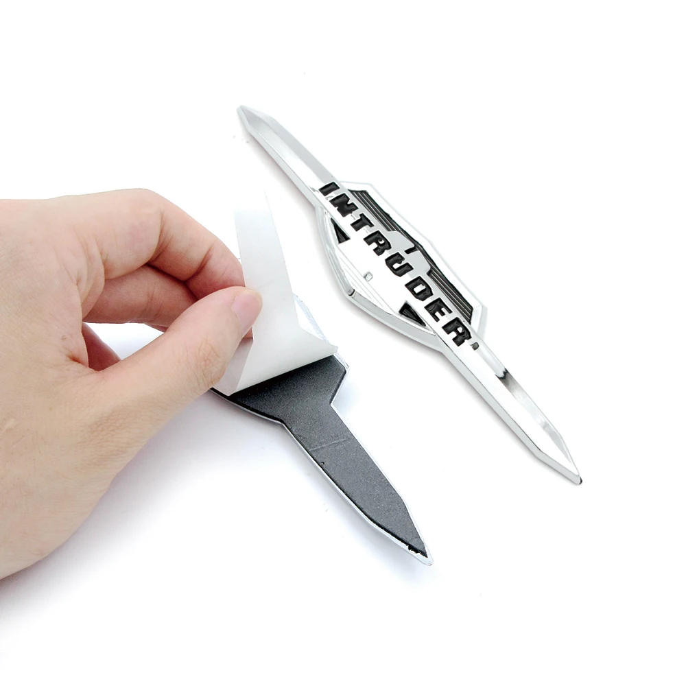 دراجة نارية خزان الوقود الغاز شعار شارة الشارات الزخرفية لسوزوكي الدخيل VL400 800 1500 LC1500 Volusia الكروم البلاستيك ملصق