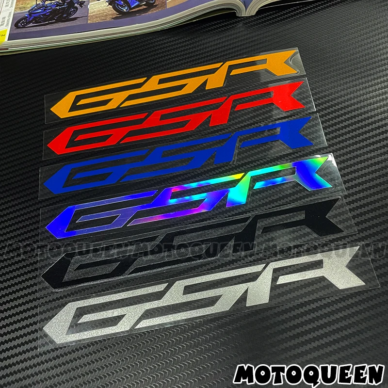 

2X Motorcycle Body Shell Wheels Fairing Helmet Tank Pad Logo Accessories Reflective Decals Stickers For GSR 250 400 600 750 1000