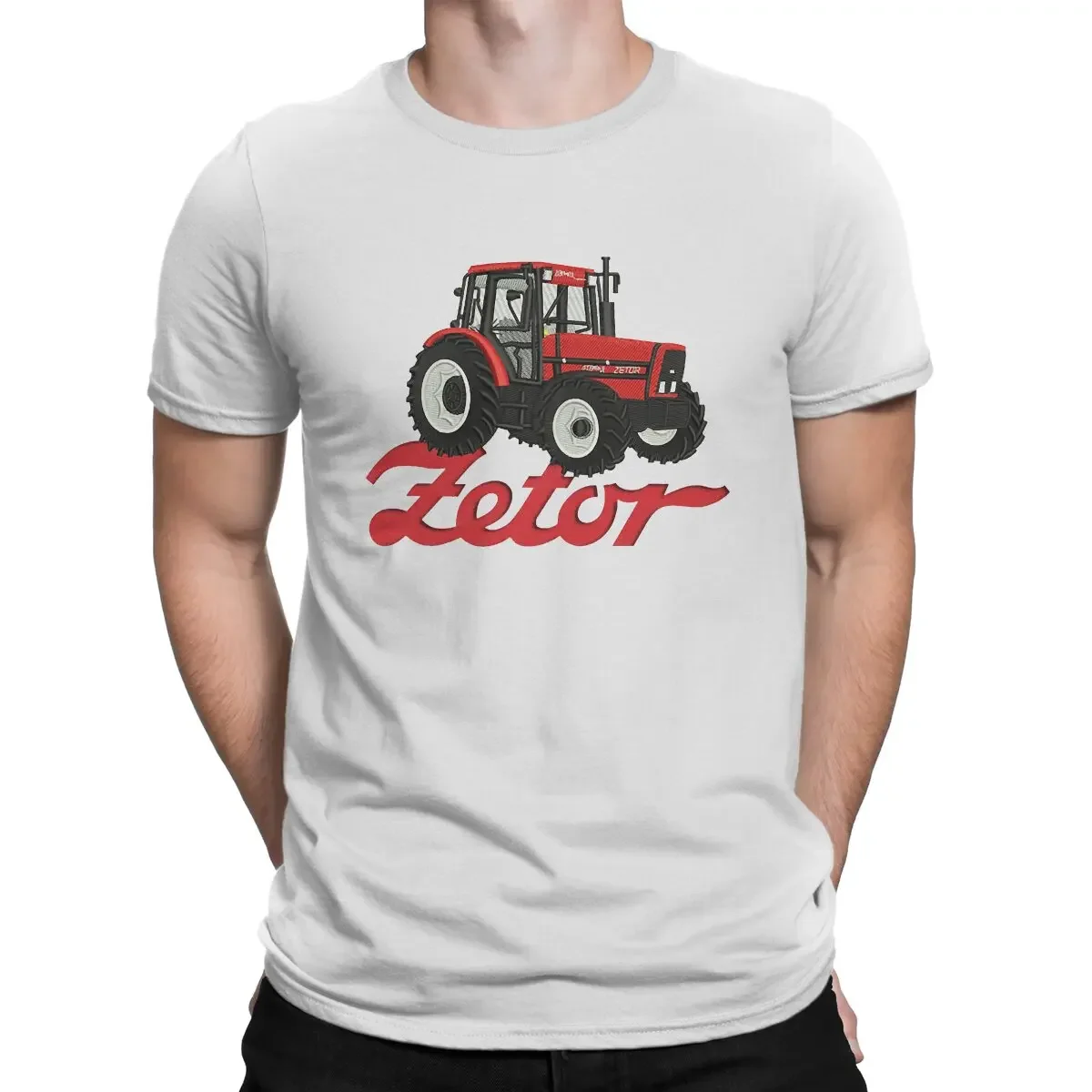 Short Sleeve Zetor T Shirt Round Neck Tops Graphic Printed Men's T-Shirt Company Tractor Casual Pure Cotton Tee Shirt  clothing