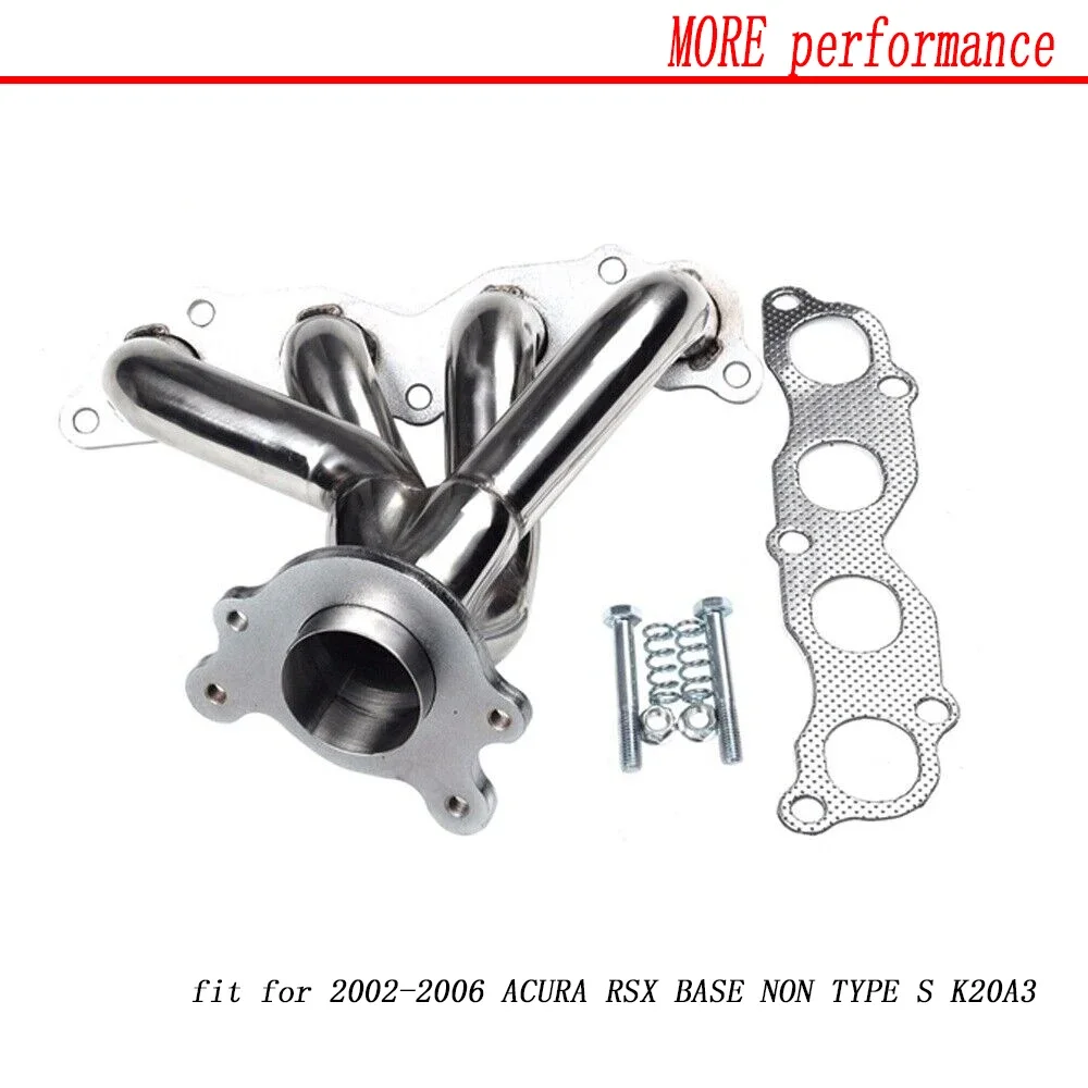 

AUTO replace accessories for Acura RSX DC5/-05 EP3 K20A3 02-06 Stainless Steel Manifold Header w/ Gasket