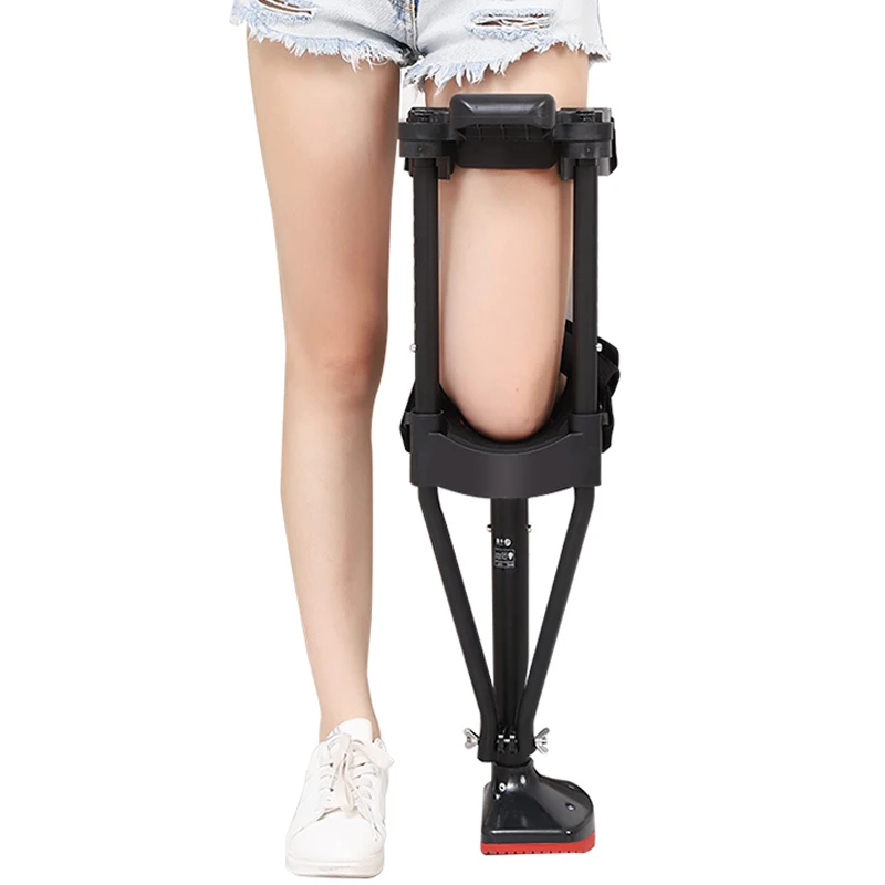 Support-Free Walking Aids Knee Walker Single-Leg Telescoping Assisted Walking Stick Left leg/Right leg