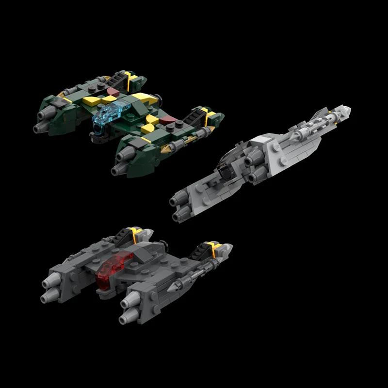 328 قطعة MOC المارقة فئة Magnaguard Starfighter 1 نموذج اللبنات لعبة تجميع لتقوم بها بنفسك هدايا عيد الميلاد فكرة الطوب الاطفال عيد ميلاد #3