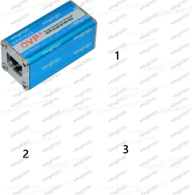 for Network Security Unit Module 100M Gigabit Signal Isolator Ethernet Cable Protector Surge Suppressor Data Line Filter Anti