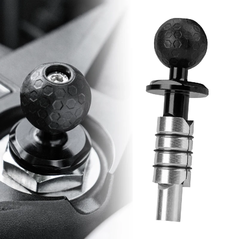 17mm/25mm Ball Head Universal Motorcycle Metal Bike Mount Black Fork Stem Base for Gopro Ball Mount Adapter Mobile Phone Holder