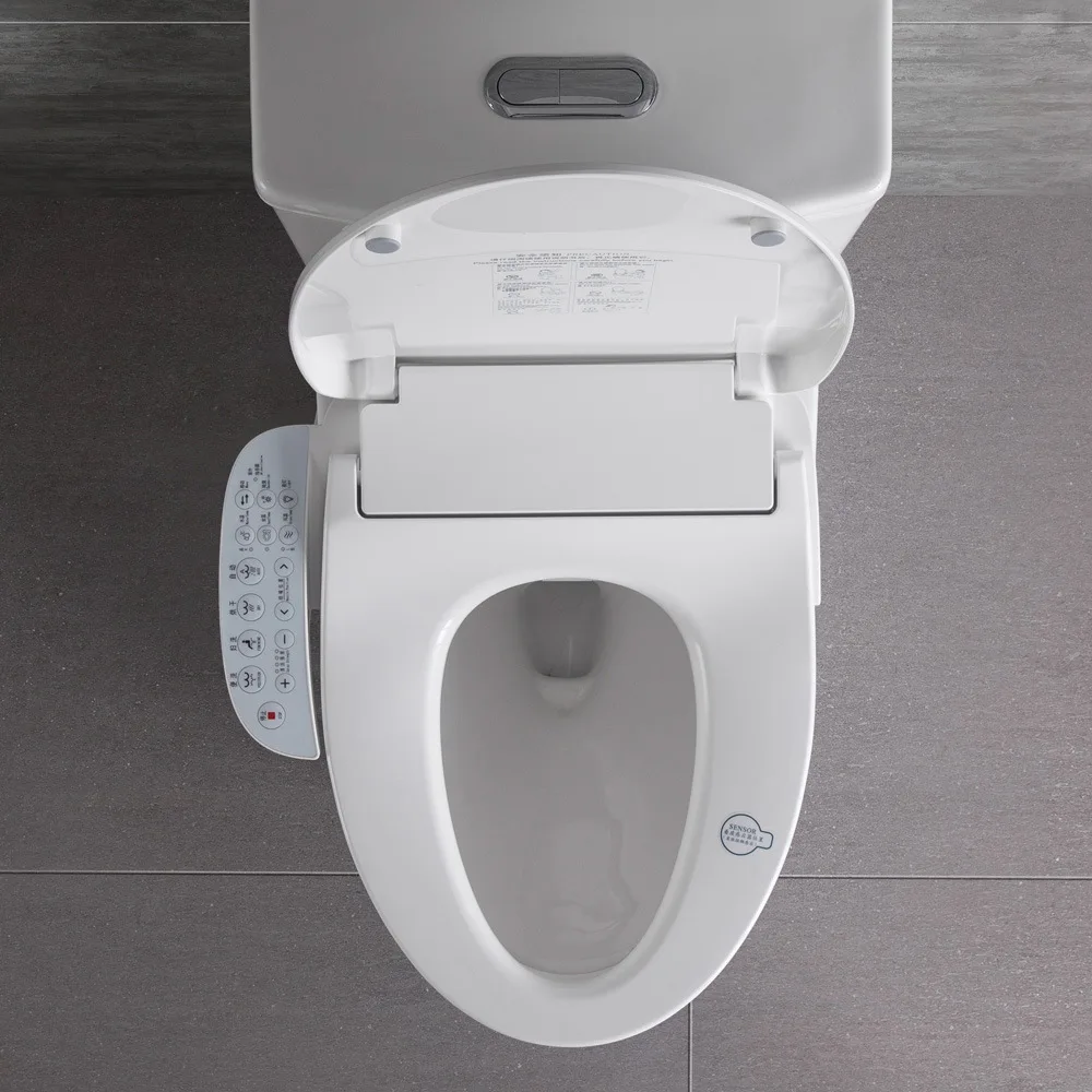 

Электрическая умная крышка-биде для унитаза с подогревом и функцией самоочистки, автоматической дезодорацией, энергосберегающая, для женской гигиены. Прямые продажи.